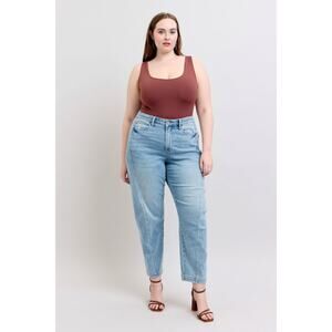 Judy Blue HW Side Panel Barrel Leg